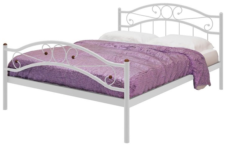Фото Кровать двуспальная Надежда Plus (СМ 180х200) трубка металл от производителя Милсон в Белогорске по цене 15 220 ₽