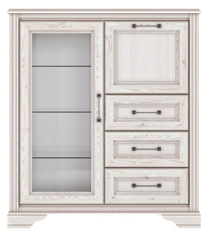 Фото Тумба Stylius B169-KOM1W1B3S (с подсветкой) от производителя Black Red White (БРВ) в Белогорске по цене 37 910 ₽