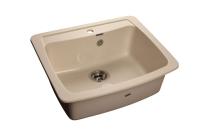 Мойка Granfest GF-S605 (ГР 605х510хh200) (шир.ящ.min 700) (Цвет мойки розовый) в Белогорске от производителя 