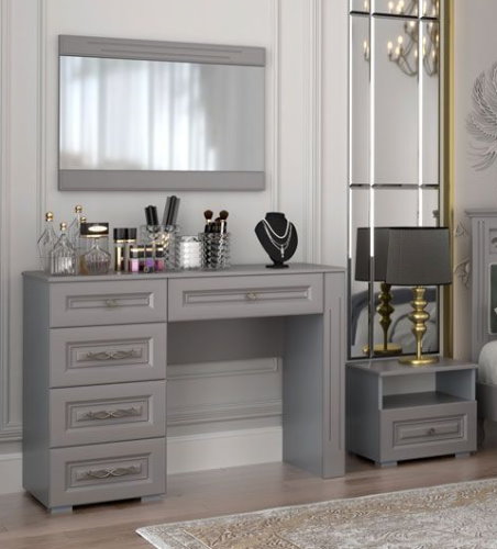 Фото Зеркало настенное Олимп с декоративными планками от производителя Браво-мебель в Белогорске по цене 4&nbsp;420 ₽