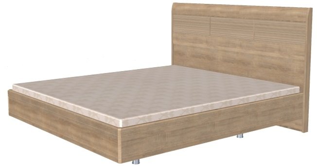 Фото Кровать двуспальная Мелисса КР-2804 (СМ 180х200) с ламельным основанием от производителя Лером в Белогорске по цене 34 700 ₽