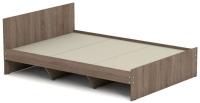 Кровать двуспальная К-14 (СМ 160х200) комплектуется настилом ( 160х200 , ЛДСП , венге , без подъемного мех. , без ящиков , без матраса (Ромис) ) в Белогорске от производителя 