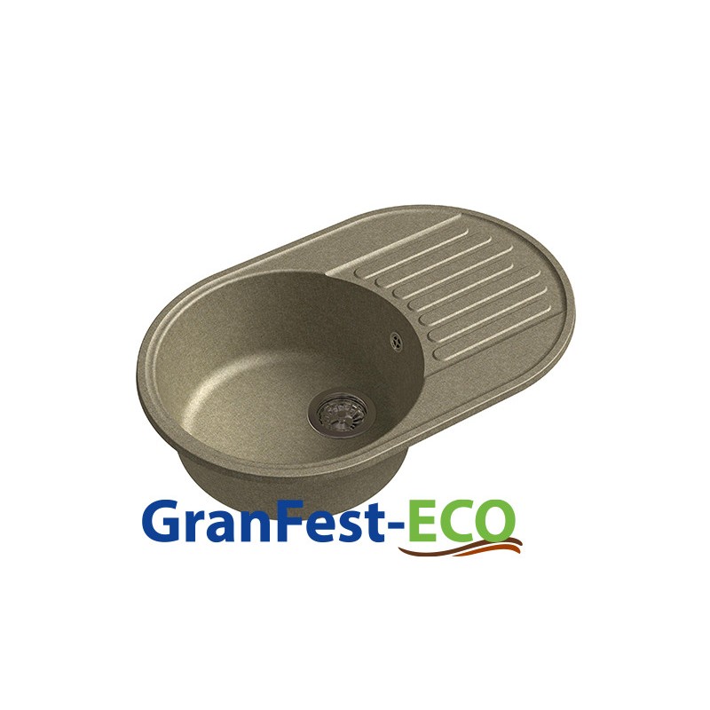 Фото Мойка Granfest eco-18 (ГР 740х480хh200) (шир.ящ.min 720) без сифона от производителя Granfest в Белогорске по цене 4 050 ₽
