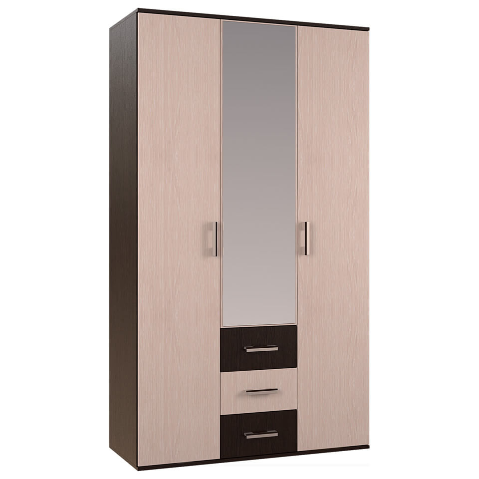 Фото Шкаф Белла (120) трехдверный  от производителя БТС  в Белогорске по цене 13&nbsp;310 ₽