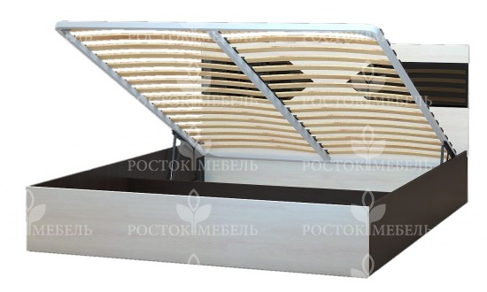 Фото Кровать двуспальная Ника-1 КД-2.9 (СМ 160х200) с подъемным механизмом от производителя Росток в Белогорске по цене 26 360 ₽
