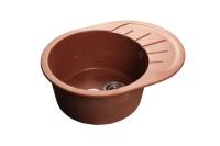 Мойка Granfest GF-R580L (ГР 580х450хh200) (шир.ящ.min 450) (Цвет мойки розовый) в Белогорске от производителя 