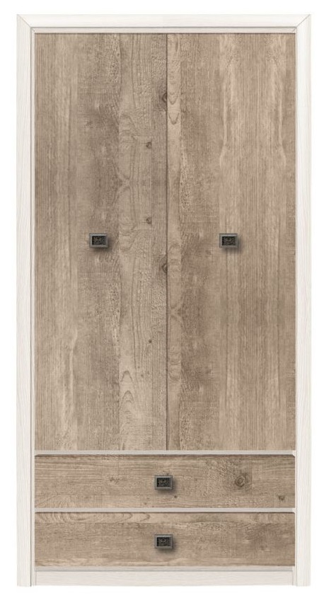 Фото Шкаф Коен SZF2D2S (104) двухдверный от производителя Black Red White (БРВ) в Белогорске по цене 28&nbsp;400 ₽