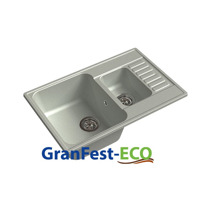Фото Мойка Granfest eco-21К (ГР 740х480хh200) (шир.ящ.min 720) без сифона от производителя Granfest в Белогорске по цене 4 100 ₽