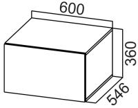 Кухня Модерн NEW шкаф навесной ШГ600г (36) (серый, графит,(SV-мебель)) в Белогорске от производителя 