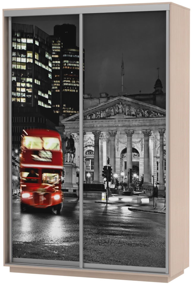 Фото Шкаф-купе Экспресс Хит Фото (2 двери) от производителя Мебельная компания Е1 в Белогорске по цене 22 920 ₽