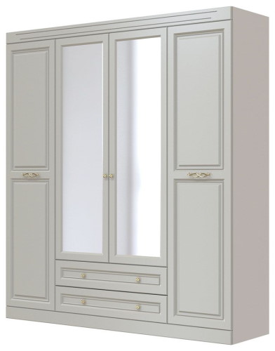 Фото Шкаф Олимп ШР-4 (201) четырехдверный от производителя Браво-мебель в Белогорске по цене 57 900 ₽