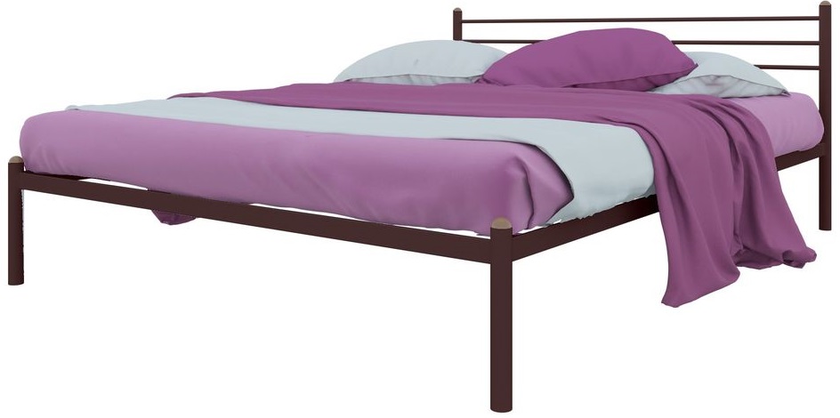 Фото Кровать двуспальная Милана (СМ 160х200) трубка металл от производителя Милсон в Белогорске по цене 13 020 ₽