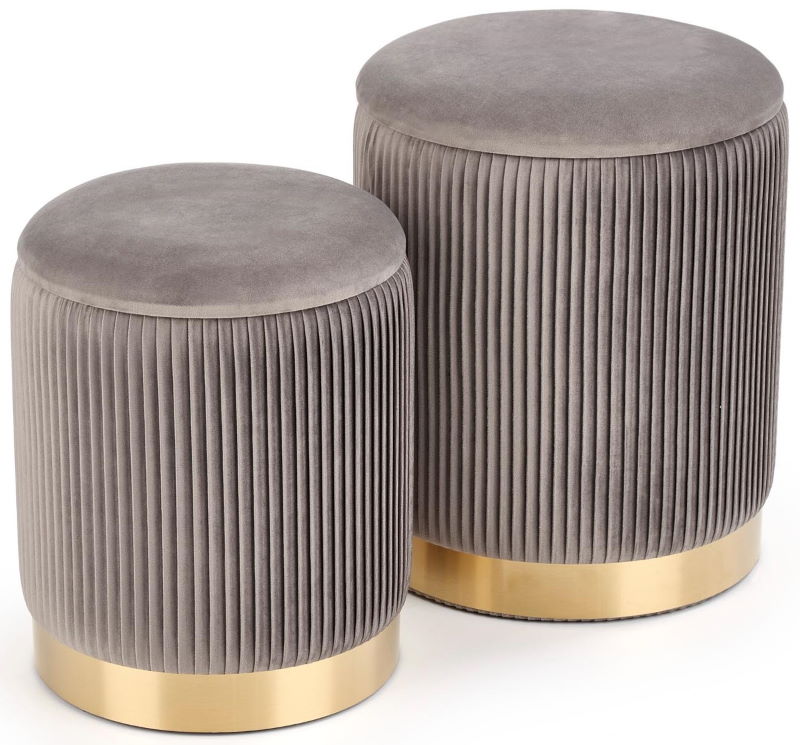 Фото Комплект Halmar Monty (2 пуфа) от производителя Halmar  в Белогорске по цене 11&nbsp;440 ₽