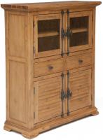 Витрина малая Avignon PRO-L05 (натуральный с патиной, натуральный с патиной (Tetchair) ) в Белогорске от производителя в интернет магазине Планета Комфорта Витрина малая Avignon PRO-L05 (натуральный с патиной, натуральный с патиной (Tetchair) ) в Белогорске от производителя