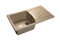 Мойка Granfest GF-S850L (ГР 850х495хh200) (шир.ящ.min 500) (Цвет мойки светло-розовый) в Белогорске от производителя 