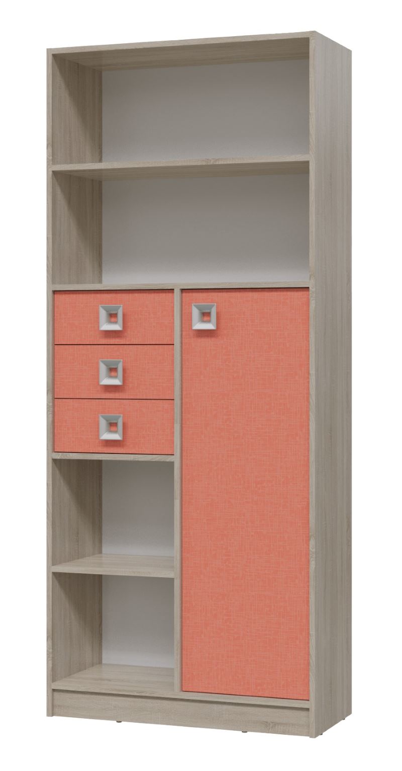 Фото Шкаф-стеллаж Сити с ящиками от производителя Гранд Кволити в Белогорске по цене 13 560 ₽