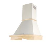 Вытяжка купольная Gretta (C) 60 (600х535хh895(1125)) (Материал Металл/Дерево , Цвет Бежевый/Неокрашено) в Белогорске от производителя 