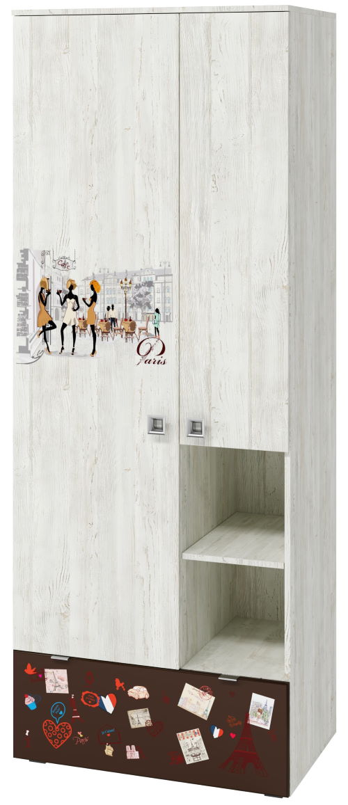 Фото Шкаф Поло (80) двухдверный от производителя Регина в Белогорске по цене 12&nbsp;960 ₽