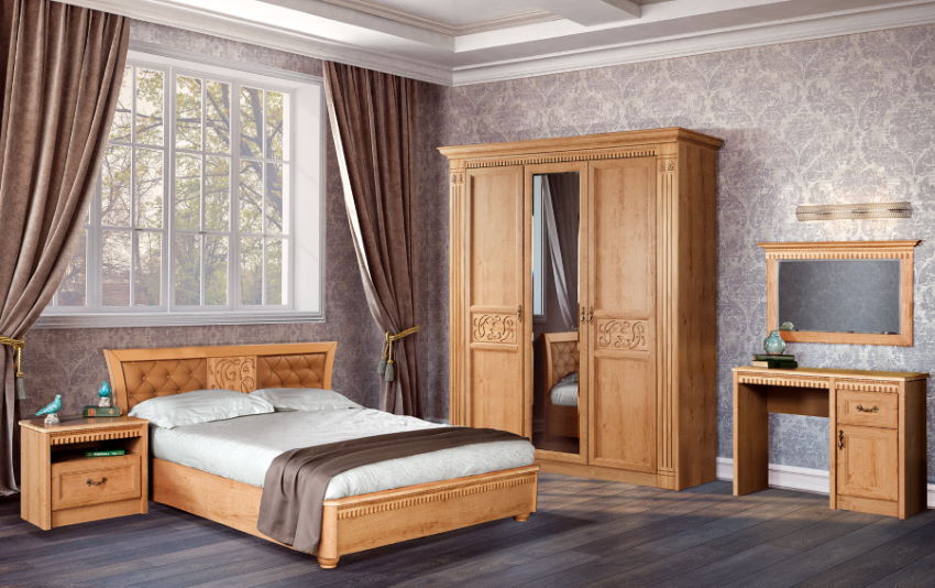 Фото Кровать двуспальная Лючия 199 (СМ 160x200) с подъемным механизмом от производителя Яна в Белогорске по цене 70 780 ₽