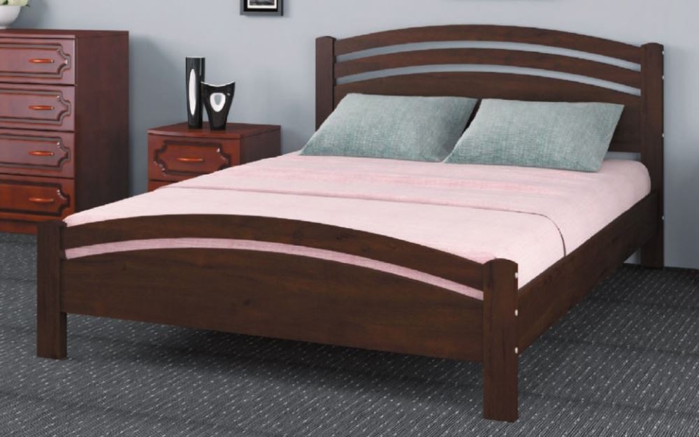 Фото Кровать двуспальная Камелия-3 (СМ 160х200) без основания с универсальными царгами от производителя Браво-мебель в Белогорске по цене 14 520 ₽