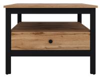 Стол журнальный Loft LAW (мдф, лдсп-дуб вотан,  черный (Black Red White (БРВ)) ) в Белогорске от производителя 