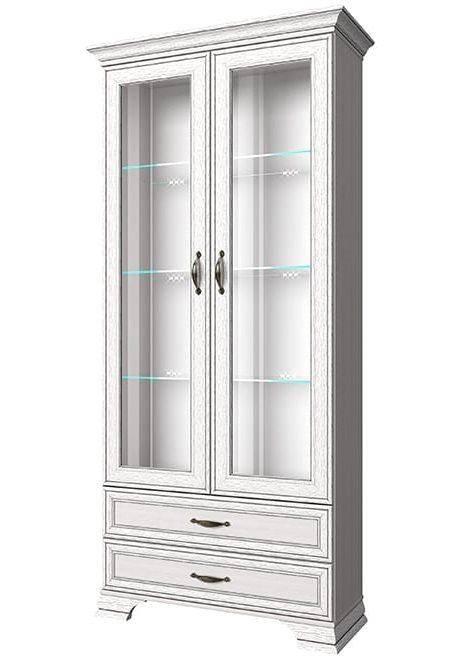 Фото Шкаф с витриной 2V2S Тиффани (Tiffany) от производителя Анрэкс в Белогорске по цене 34 770 ₽