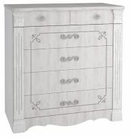Комод Ольга-1Н  (белый-ясень анкор светлый (Фант-мебель) ) в Белогорске от производителя 