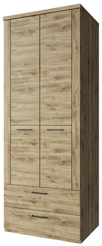Фото Шкаф 2DG2S Дорсет (Doorset) (80) двухдверный от производителя Анрэкс в Белогорске по цене 25 870 ₽