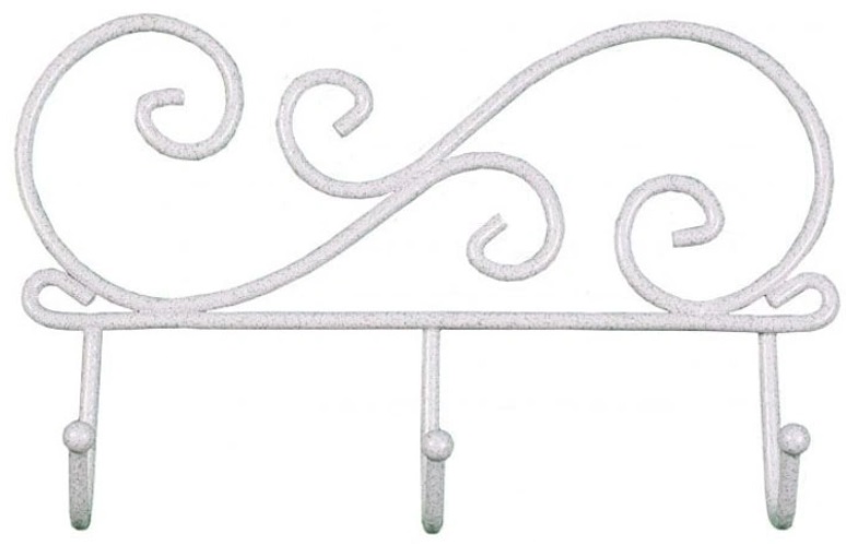 Фото Вешалка настенная Кружева 3 от производителя Завод металлических изделий в Белогорске по цене 230 ₽