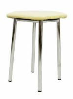 Табурет Т5 ( Обивка стула:кожзам , хром, в ассортименте, квадратное (Европа-Д) ) в Белогорске от производителя 