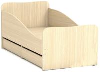 Фото  кровать односпальная детская к-15 (см 80х160) комплектуется настилом производитель Ромис