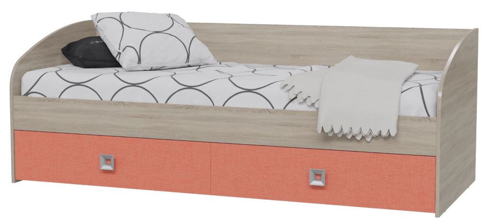 Фото Кровать односпальная Сити с ящиками (СМ 80х200)  от производителя Гранд Кволити в Белогорске по цене 15 940 ₽