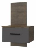 Фото  тумба прикроватная навесная куба производитель Браво-мебель