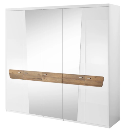 Фото Шкаф-5D typ 21 Montreal (225) пятидверный от производителя Helvetia в Белогорске по цене 133 020 ₽