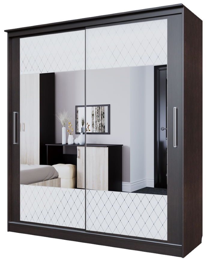 Фото Шкаф-купе №19 Классик белый (1,5 - 2 двери) от производителя SV-мебель в Белогорске по цене 34 190 ₽