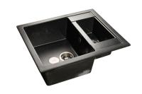 Мойка Granfest GF-Q610К (ГР 610х500хh200) (шир.ящ.min 600) (Цвет мойки черный) в Белогорске от производителя 