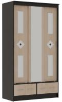 Фото shkaf-kupe-v-spalnyu шкаф-купе мираж-14 (3 двери) производитель Фант-мебель