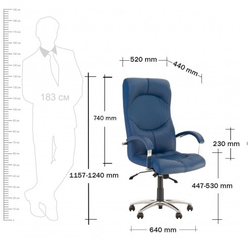 Фото Кресло для руководителя Гермес (Germes) аnifix (алюминий) от производителя Новый стиль в Белогорске по цене 20 100 ₽