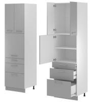 Кухня Монс пенал ПСВ-63 (белый, графит,(Леко)) в Белогорске от производителя 