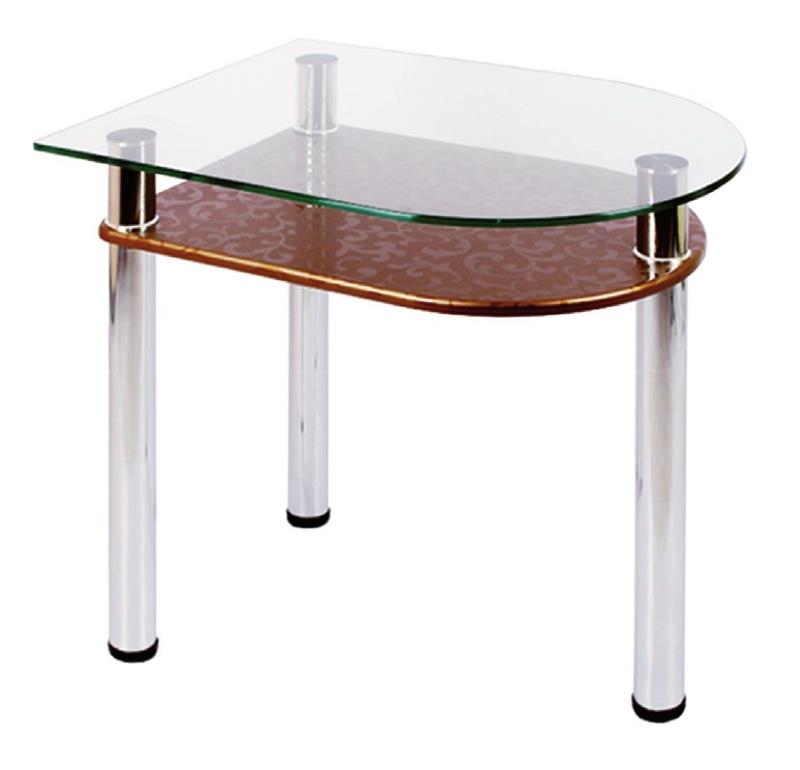 Фото Стол обеденный 4.4 с полкой  от производителя Мебель из стекла в Белогорске по цене 4&nbsp;270 ₽