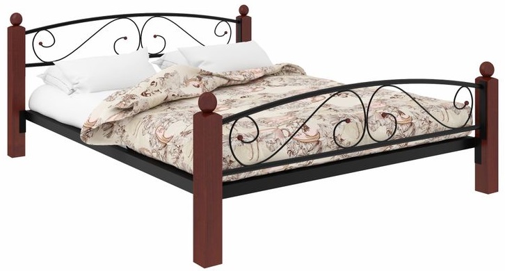 Фото Кровать двуспальная Вероника Lux Plus (СМ 140х190) трубка металл в Белогорске по цене 20 330 ₽ от производителя Милсон, код товара 2000002045946, 2000002045953, 2000002045960, 2000002045977, 2000002045984, 2000002045991, 2000002046004 шт Фото Кровать двуспальная Вероника Lux Plus (СМ 140х190) трубка металл от производителя Милсон в Белогорске по цене 20 330 ₽