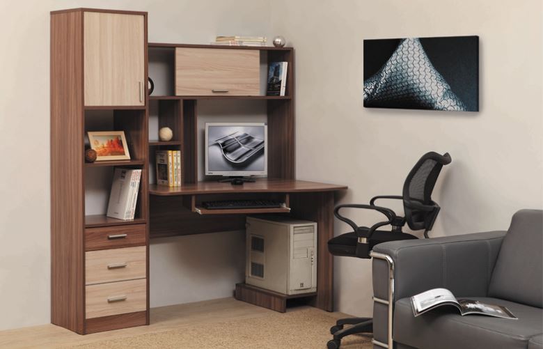 Фото Стол компьютерный ПКС-10 (1,5) от производителя Олмеко в Белогорске по цене 12 660 ₽