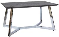 Стол обеденный D-1913 (металл, мдф-черный,  хром (La-alta) ) в Белогорске от производителя 