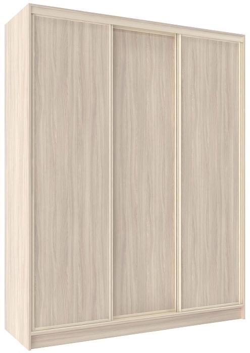 Шкаф-купе 1800 Домашний (3 двери) (Материал дверей:лдсп, цвет дверей:ясень шимо светлый, цвет каркаса:ясень шимо светлый (Глазов) )