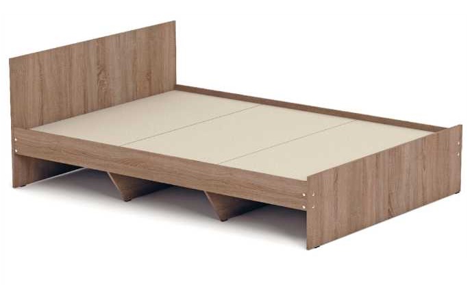 Фото Кровать двуспальная К-12 (СМ 140х200) комплектуется настилом от производителя Ромис в Белогорске по цене 9 280 ₽