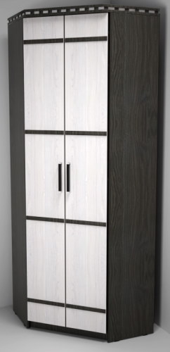 Фото Шкаф Ольга-13 (80) угловой  от производителя Фант-мебель в Белогорске по цене 12 040 ₽