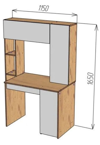 Фото Стол компьютерный СК-64  от производителя Пирамида в Белогорске по цене 8 860 ₽