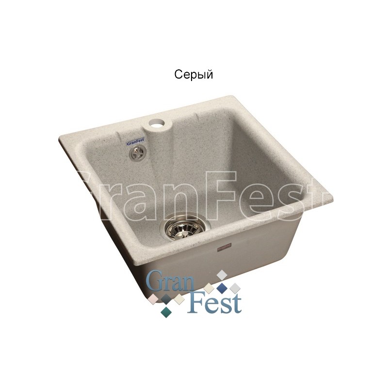 Фото Мойка Granfest GF-P420 (ГР 420х420хh200) (шир.ящ.min 400) от производителя Granfest в Белогорске по цене 3 680 ₽