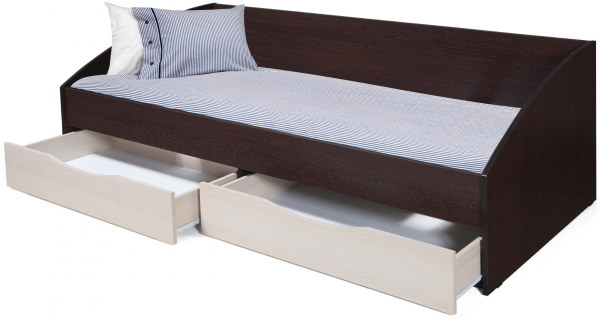 Фото Кровать односпальная Фея-3 (симметричная) (СМ 90х200) с основанием от производителя Олмеко в Белогорске по цене 14&nbsp;030 ₽