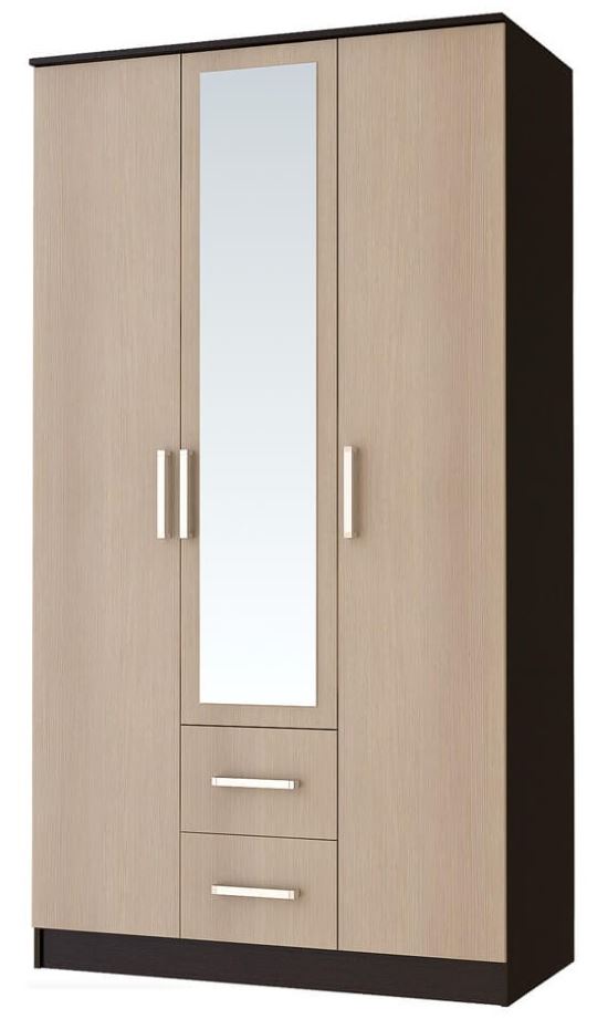 Фото Шкаф Фиеста (120) трехдверный от производителя БТС  в Белогорске по цене 13&nbsp;360 ₽